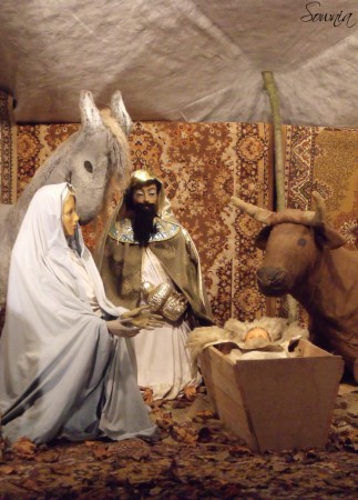 Crèche de Noël.